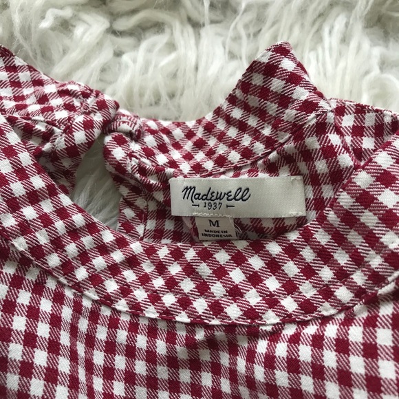 Madewell Short-Sleeve Dress Gingham Check - Picture 5 of 9